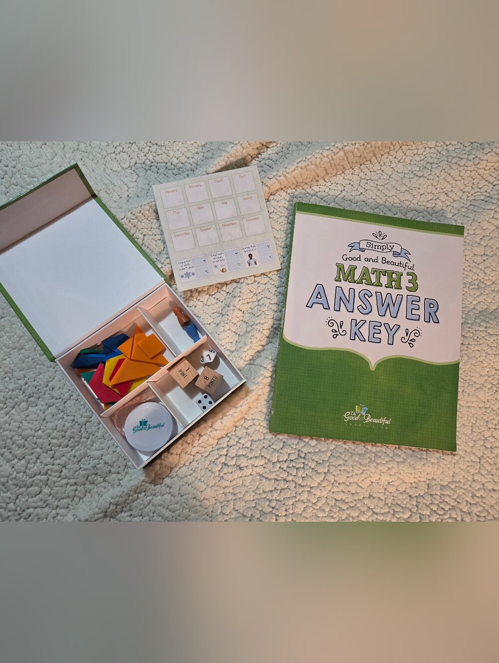 The Good and the Beautiful Math 3 Math Box And Answer Key Book - Picture 4 of 5